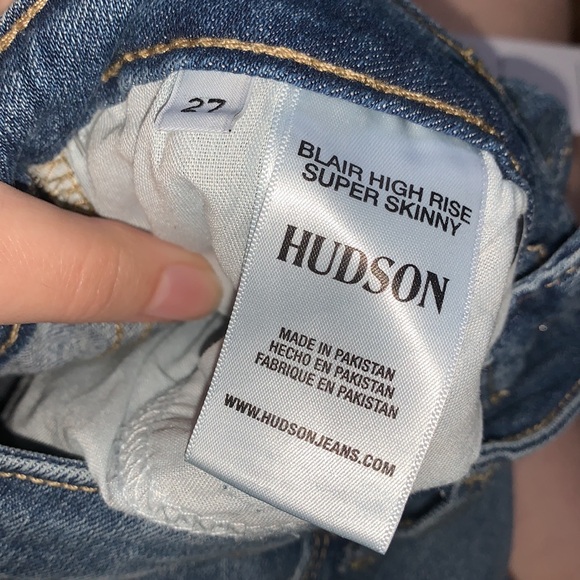 Hudson Jeans | Blair High Rise Super Skinny Size 27 New - Picture 3 of 4